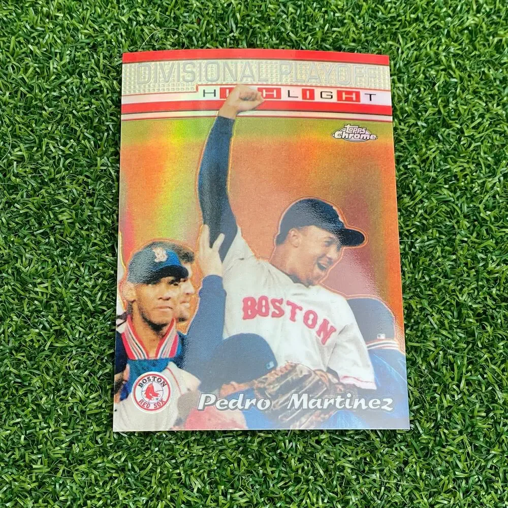 2000 Topps Chrome Divisional Playoff Highlight Pedro Martinez #225 Refractor